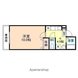 ネオサイト・タカムラ B棟【106号室】の間取り