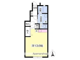 クレストハウス【1階】の間取り