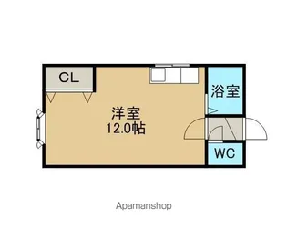 1Rの間取り画像