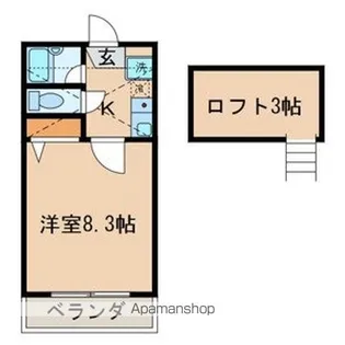 スタンドリバー美和台【2階】の間取り