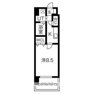 ICHINOMIYA RISE(イチノミヤライズ)【4階】の間取り