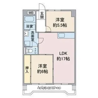 ハイツ白山【3階】の間取り