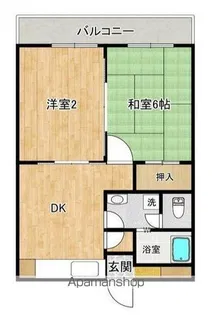 サンライトオアシス【4階】の間取り