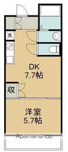 パンノワール榴岡【5階】の間取り