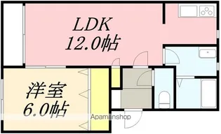 カスティーユ美原(CASTILLE MIHARA)【307号室】の間取り