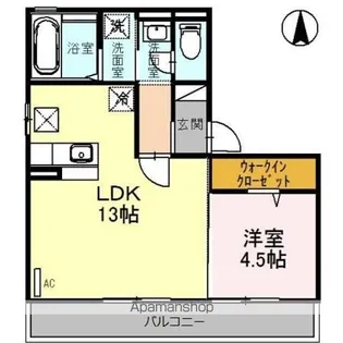 ルーチェ・28 D【1階】の間取り