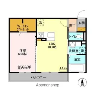 グランデB【2階】の間取り