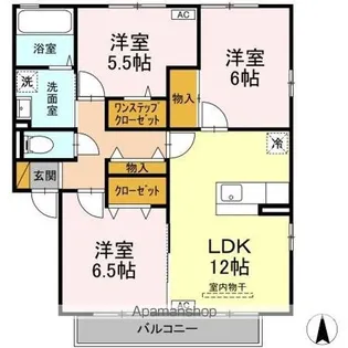 クリスタル エトワール【2階】の間取り
