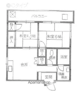 渡辺ビル【507号室号室】の間取り