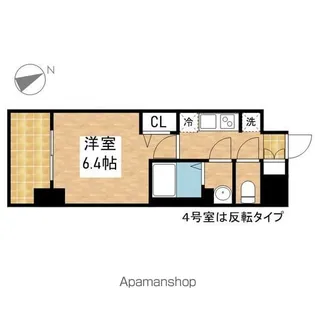 アステリ鶴舞トゥリア【14階】の間取り