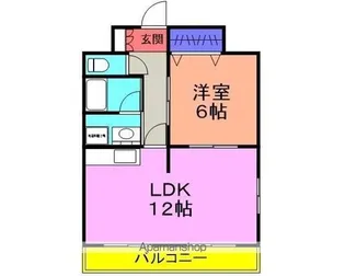 TENOHA TOYOHASHI【701号室】の間取り