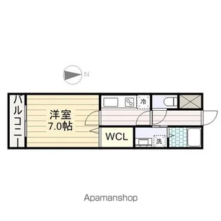 コスモ ガーデン【3階】の間取り