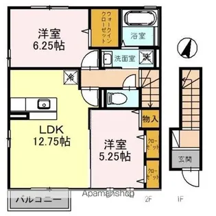 モダンコートZAZA【2階】の間取り