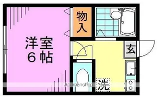 リバティエル【1階】の間取り