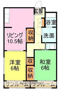 第一坂野ビル【302号室】の間取り