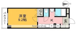 ドエル森の木【2階】の間取り