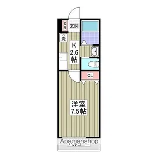 アテレーゼ上福岡【2階】の間取り
