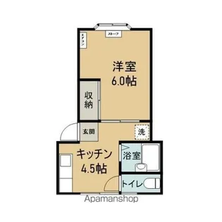 R.千富2【202号室】の間取り