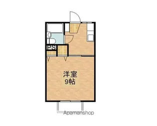 トーキュウハイツ本町通【101号室】の間取り