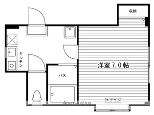 パレスエザクラ【1階】の間取り
