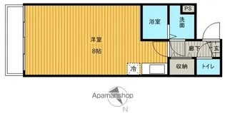 フローリッシュ広呂原【4階】の間取り