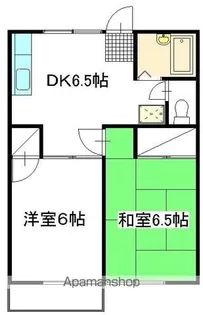 石高ハイツ【1階】の間取り