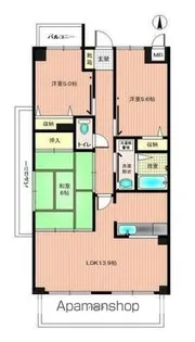 スカール屋島【5階】の間取り