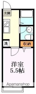 フレンドハイツヒラキ【2階】の間取り
