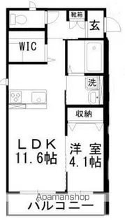ビューティフルⅢ【1階】の間取り