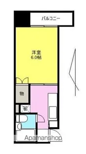 コバヤシハイツ【2階】の間取り