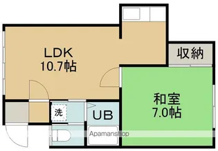 ブルーハウス【102号室】の間取り