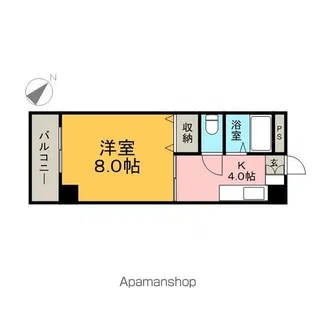 AQUAビル【403号室】の間取り