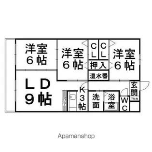 フェイマスKITAMI2番館【2階】の間取り