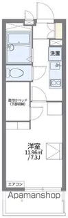 レオパレス妙慶【206号室】の間取り