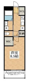 ディオコーポ北花田EAST【3階】の間取り