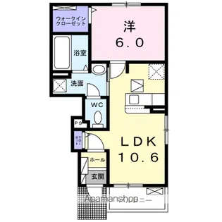 ラプスⅡ【102号室】の間取り