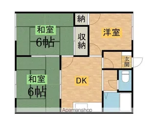 アカツキマリオン【201号室】の間取り