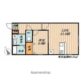 RESENCE KONAN【1階】の間取り