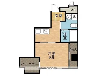 ルーエハイム千里丘【4階】の間取り