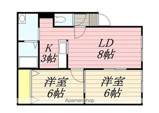 シルク21【2階】の間取り