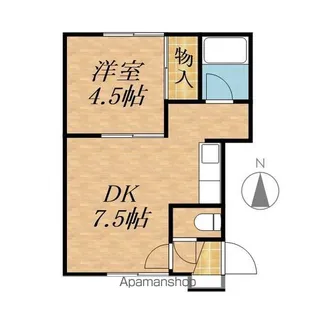 北海道帯広市西十条南29丁目【アパート】の間取り