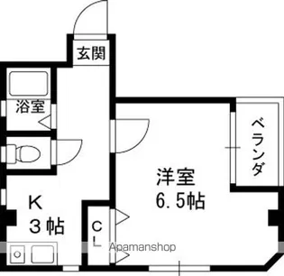 岩崎館【5階】の間取り