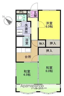 TOWNマンション【301号室】の間取り