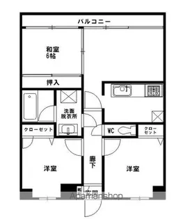 サンパール前原【603号室】の間取り