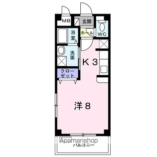 ノイエツァイトⅣ【2階】の間取り