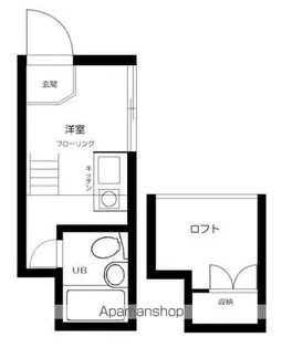 カルタス21駒場東大前【1階】の間取り