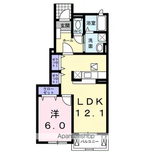 リセラ【1階】の間取り