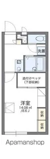 レオパレス芙蓉【1階】の間取り