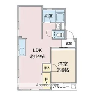 CHOU CHOU一社【4階】の間取り