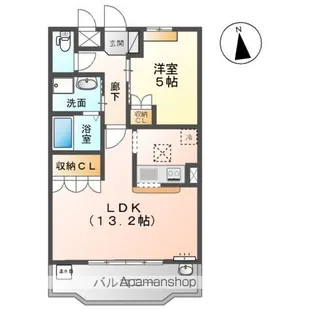 BELLCREST【1階】の間取り